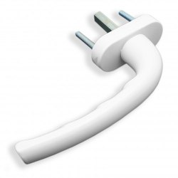 Ручка для пластиковых окон "Макбет" белая 8-ми позиционная