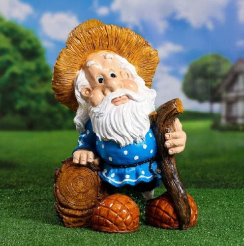 Садовая фигурка из гипса Леший №4 50*36 см