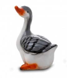 Садовая фигурка из гипса Гусь малый 29*20см