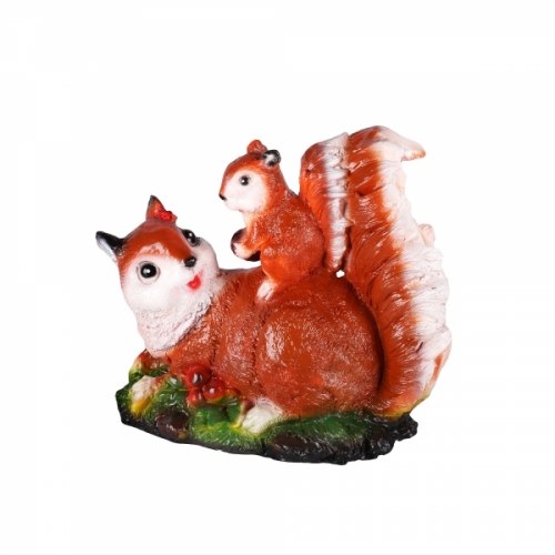 Садовая фигурка из гипса Белка с бельчонком (200*230мм)