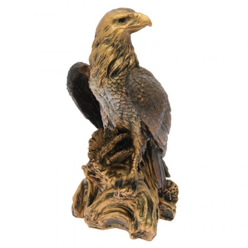 Садовая фигурка из гипса Орёл (бронза) 61*42см
