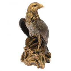 Садовая фигурка из гипса Орёл (бронза) 61*42см