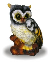 Садовая фигурка из гипса Сова большая 49см