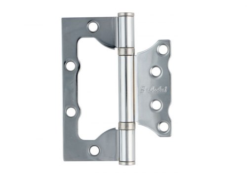 Петля дверная неврезная B-100*75*2,5 -CP S-Locked 120323-2 (2шт в комплекте)