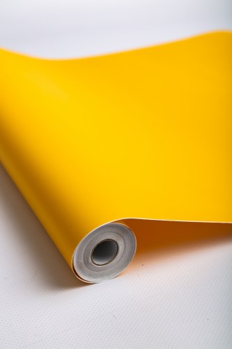 Пленка самоклеящаяся 0,45*8 Axelfix 7004 (тёмно-жёлтая) (135C Pantone)