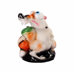 Садовая фигурка из гипса Бешеная белка (Н270мм)