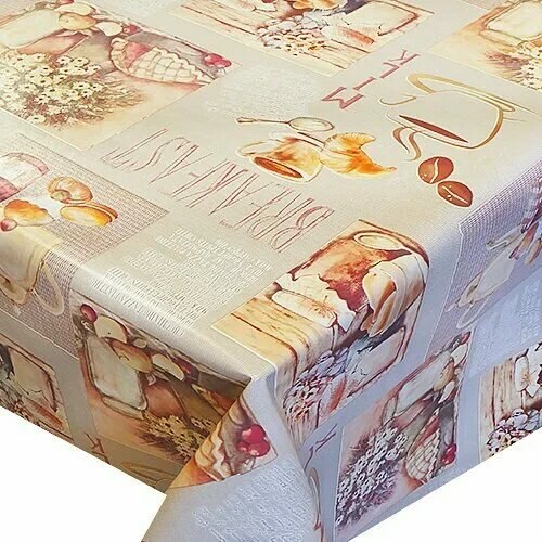 Клеенка столовая ткань с ПВХ покрытием коллекция "Этюд" 125см х 25м 546/2