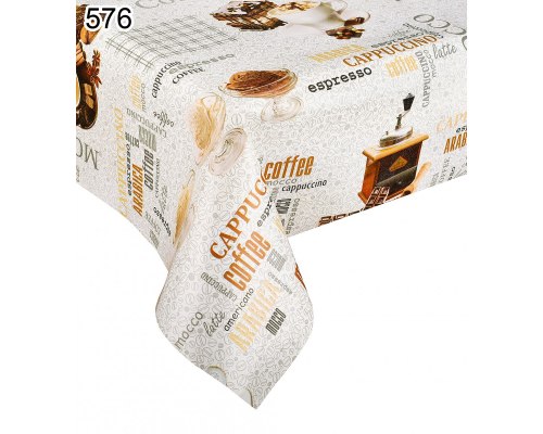 Клеенка столовая нетканая основа с ПВХ покрытием коллекция "Мажор" 135см х 20м 1 сорт 576/0