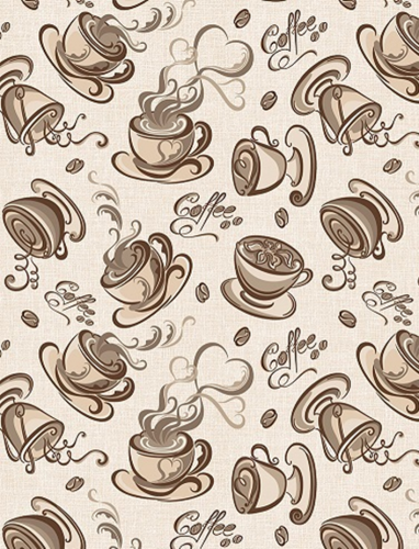 Клеенка столовая нетканая основа с ПВХ покрытием коллекция "Мажор" 135см х 20м 1 сорт 643/10