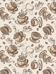 Клеенка столовая нетканая основа с ПВХ покрытием коллекция "Мажор" 135см х 20м 1 сорт 643/10