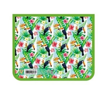 Папка для тетрадей А5 с дизайном, на молнии сверху, 230/190/50) в ас-те, ((ПМ-А5-291)