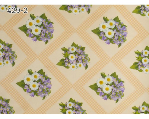 Клеенка столовая ткань с ПВХ покрытием коллекция "Этюд" 125см х 25м 429/2