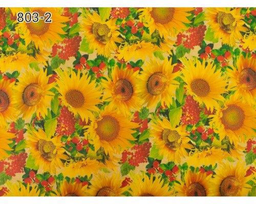 Клеенка столовая ткань с ПВХ покрытием коллекция "Этюд" 125см х 25м 803/2