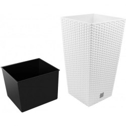 Цветочный горшок RAТО SQUARE -белый DRTS400-S449 90 литров