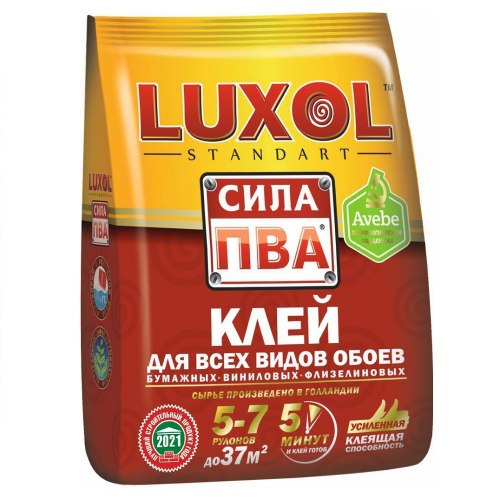 Клей обойный "LUXOL сила ПВА" (Standart) 200г Беларусь
