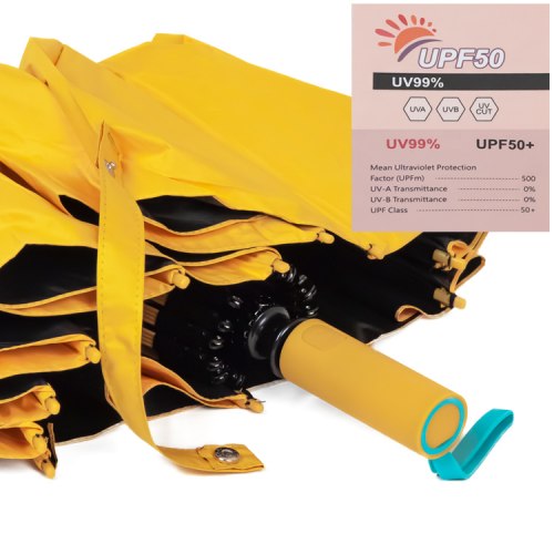 Зонт женский Ame Yoke ok 55-12 жёлтый