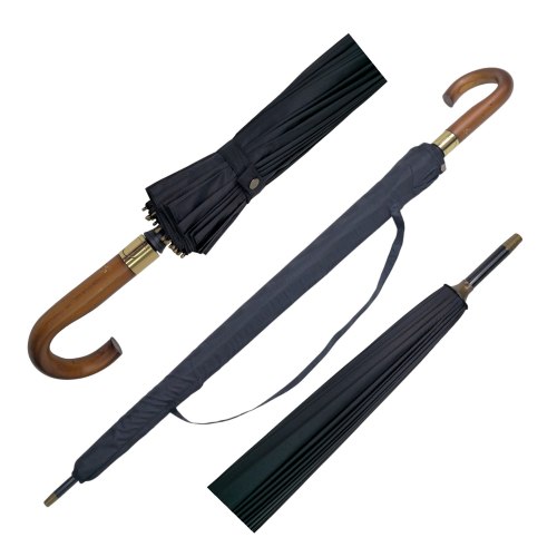 Зонт мужской Ame Yoke L 24 чёрный