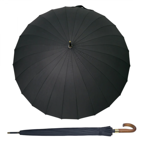 Зонт мужской RS L 24 чёрный