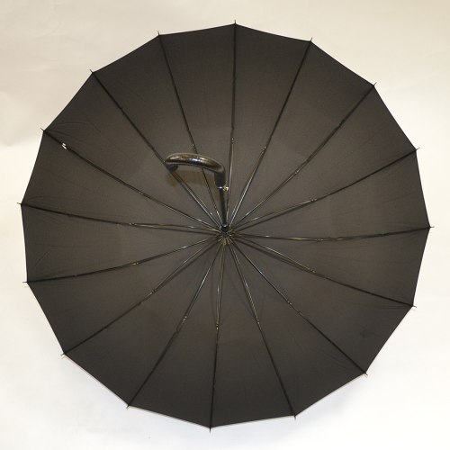 Зонт трость мужской 16 спиц Balenciaga C-2 чёрный