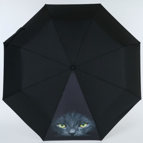 Зонт женский Nex 33941 кот