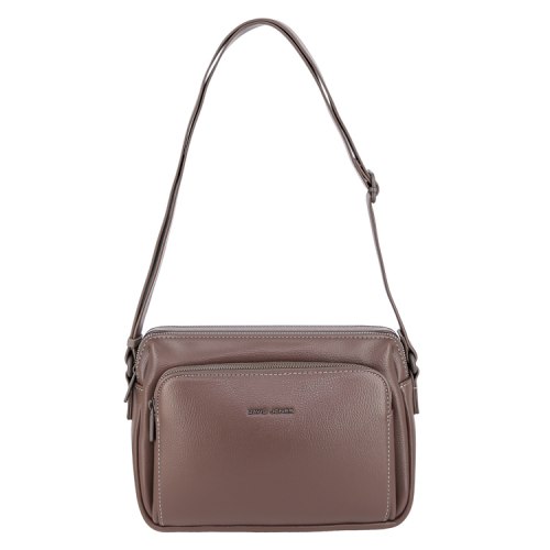 Сумка женская David Jones CM7429-1 коричневая, чёрная, кофе