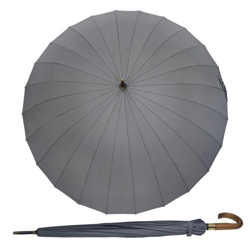 Зонт мужской Ame Yoke L 24 серый
