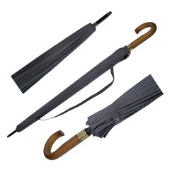 Зонт мужской Ame Yoke L 24 серый