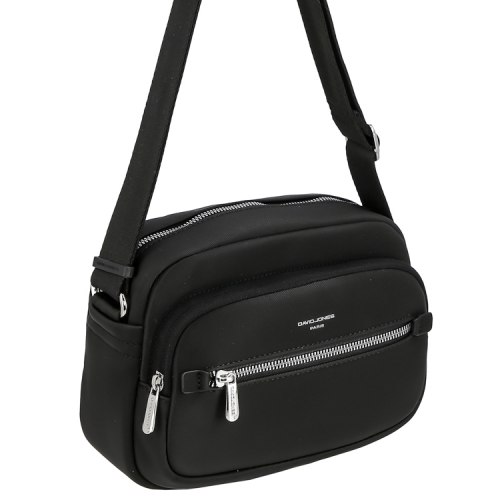 Сумка David Jones CM7630-1 слоновая кость, чёрный