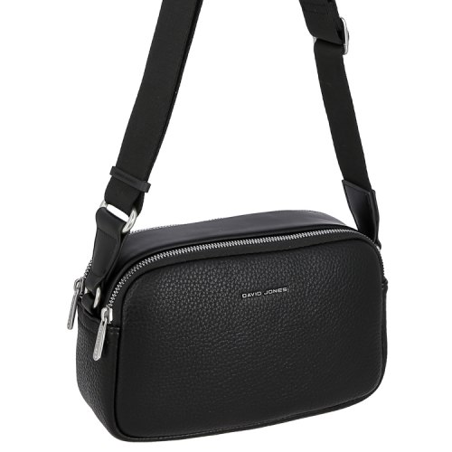 Сумка David Jones CM8221 слоновая кость, чёрный