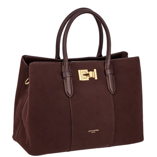 Сумка David Jones CM8624 чёрный, темно- коричневый