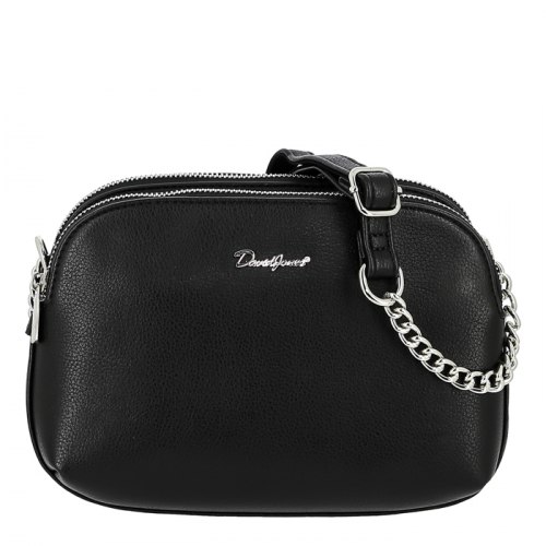 Сумка David Jones 6508-2 черная, белая
