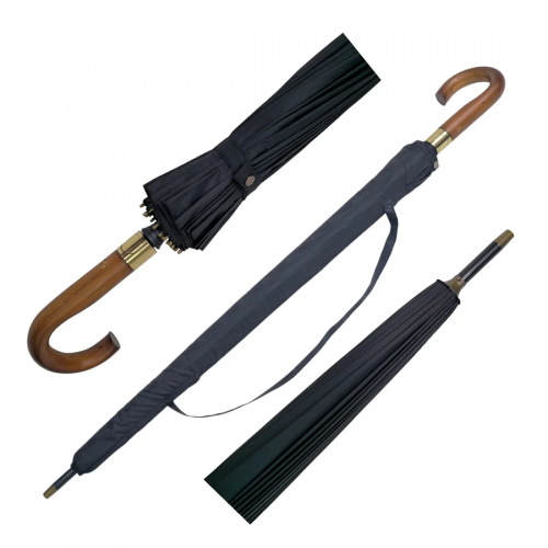 Зонт мужской RS L 24 чёрны
