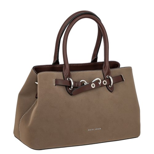 Сумка David Jones CM8574 темно- коричневый, чёрный, песочный