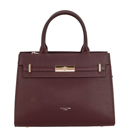 Сумка David Jones CM8609 бордовый, коричневый