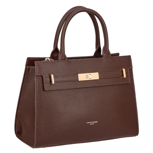 Сумка David Jones CM8609 бордовый, коричневый