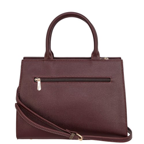 Сумка David Jones CM8609 бордовый, коричневый